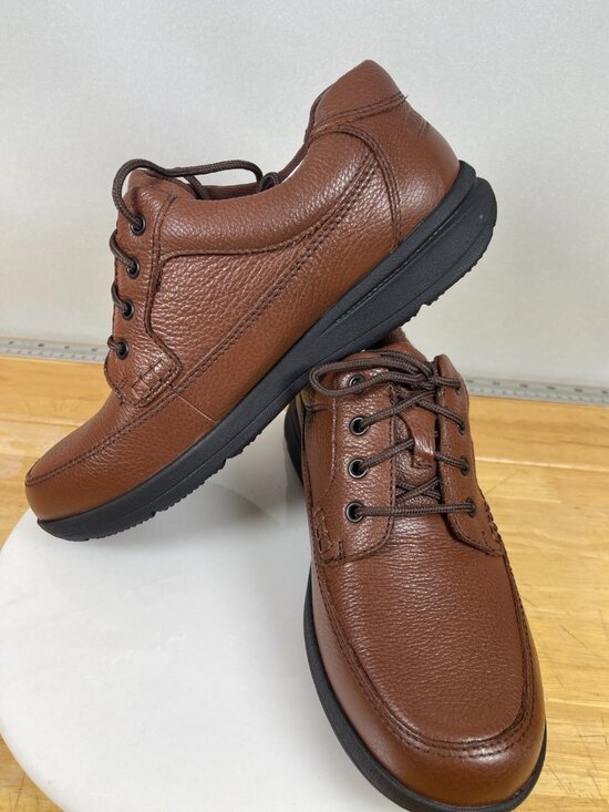 Nunn Bush Cam Men 10M Cognac Leather Oxford Comfort Gel Lace Up NIB main image 13